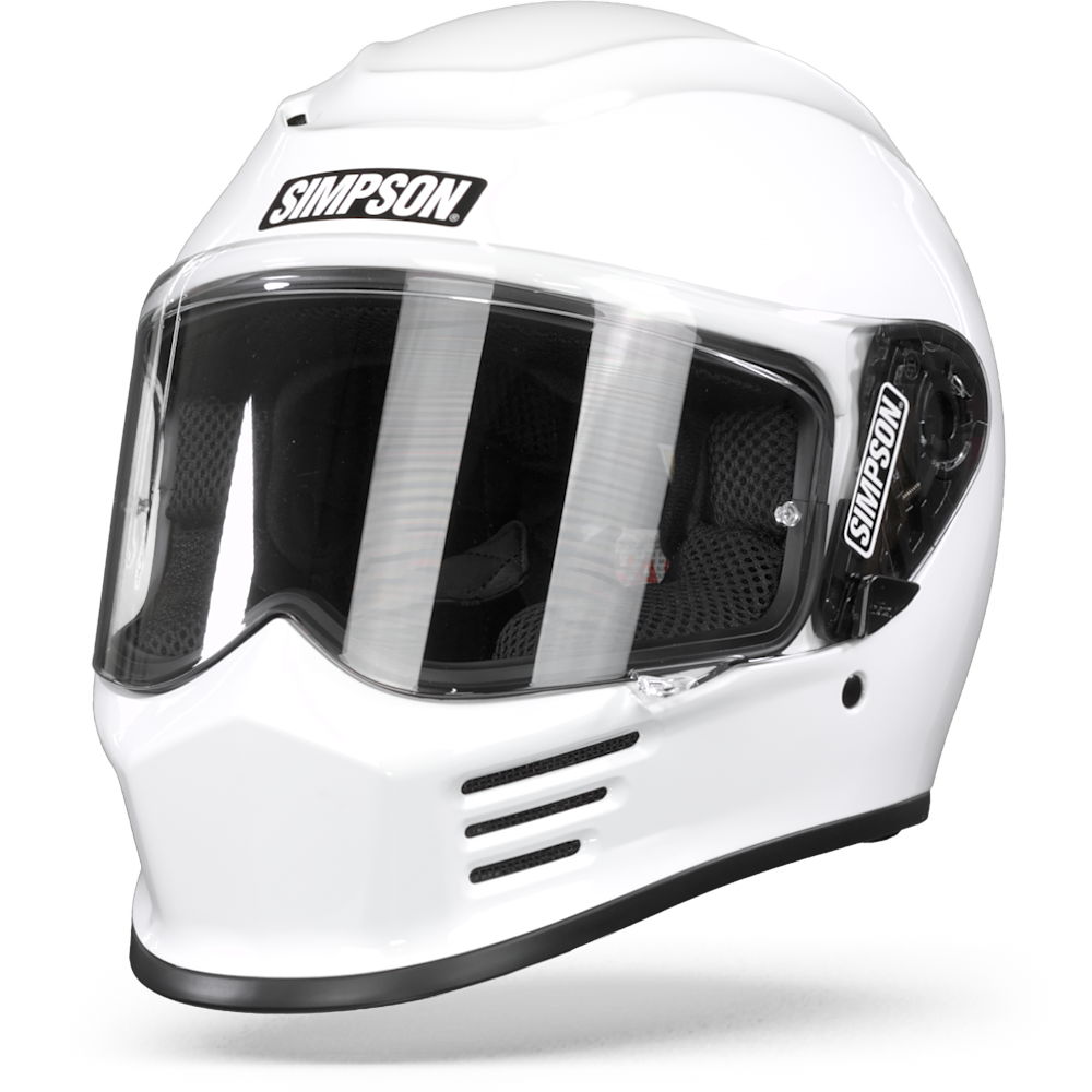 Simpson Speed White Full Face Helmet Size XS