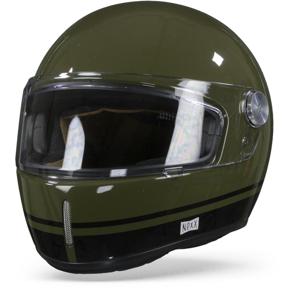 Nexx X.G100R Rumble Vert Noir Casque Intégral 2XL