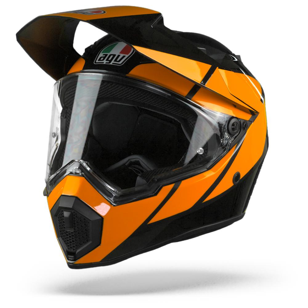 Image of AGV AX9 Trail Gunmetal Orange 2XL