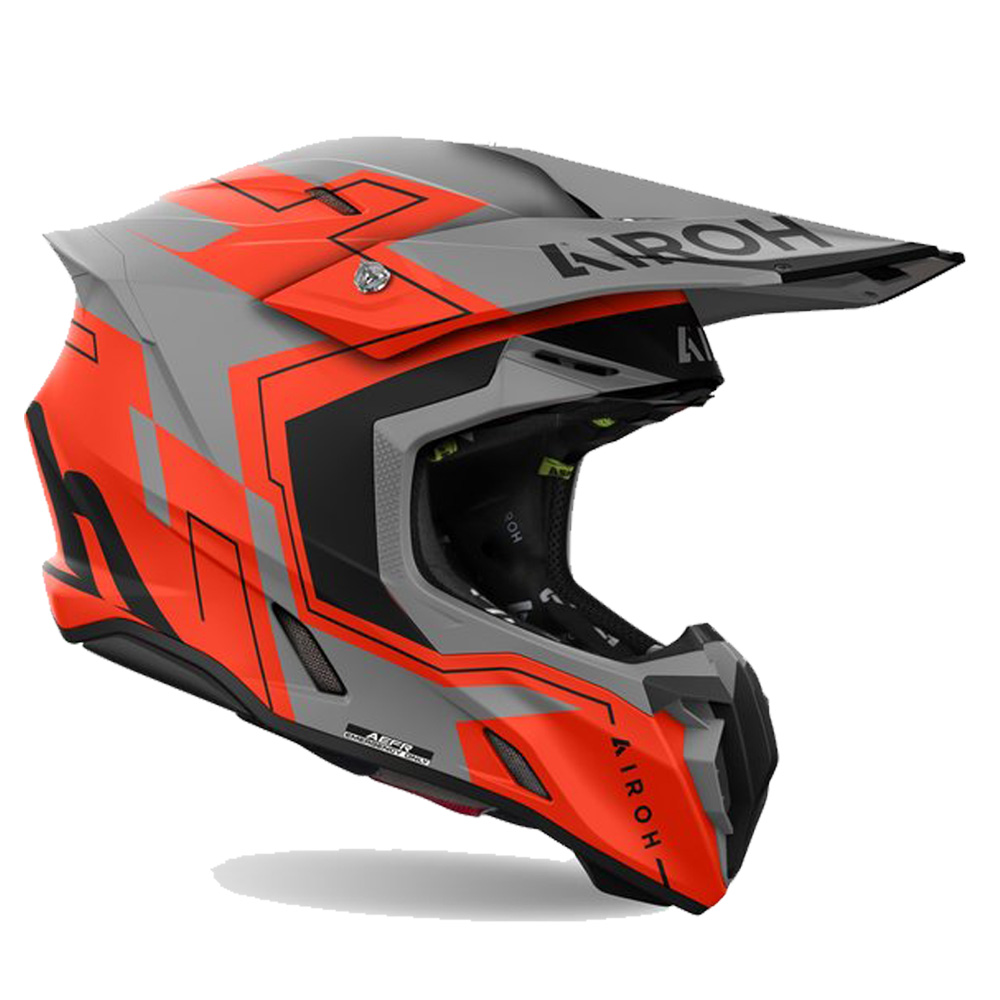 Airoh Twist 3 Dizzy Fluorescent Orange Casque Cross Taille M