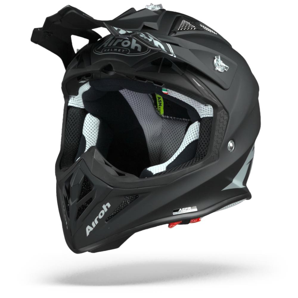 Airoh Aviator ACE Color Casque Motocross Noir Mat S