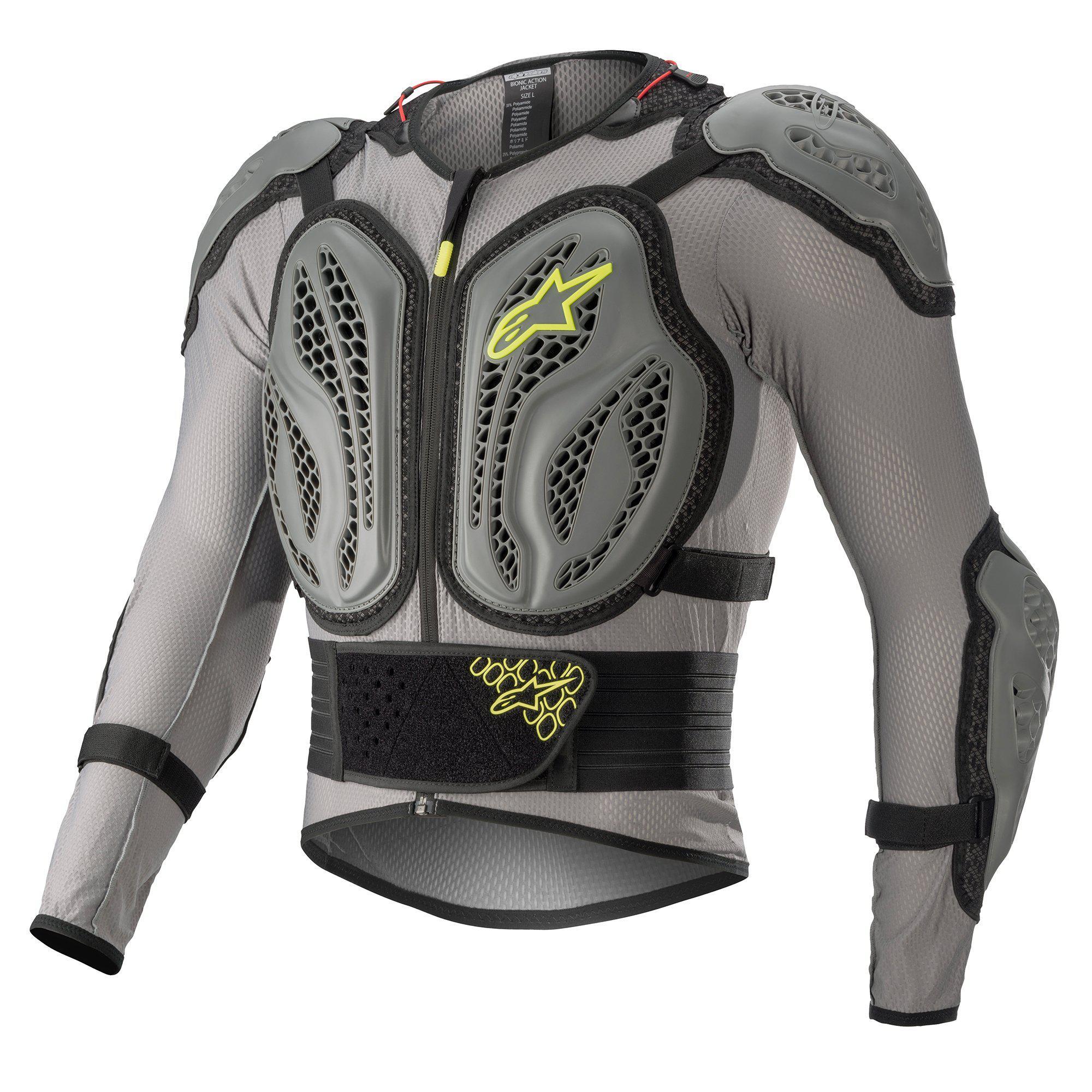 Alpinestars Bionic Action Jacket Dark Gray Ash Gray Yellow Fluo S