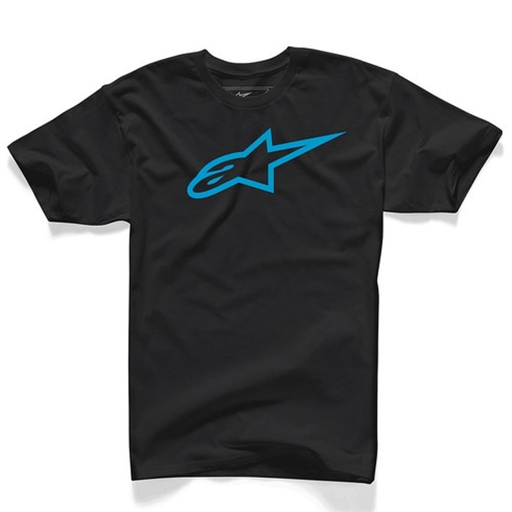 Alpinestars Ageless Classic Tee Black Turquoise 2XL