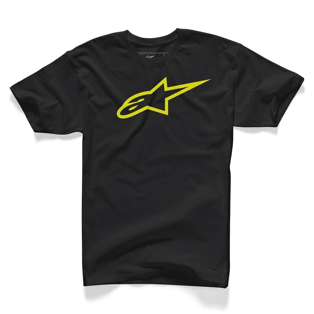 Alpinestars Ageless Classic Tee T-Shirt Noir Jaune S