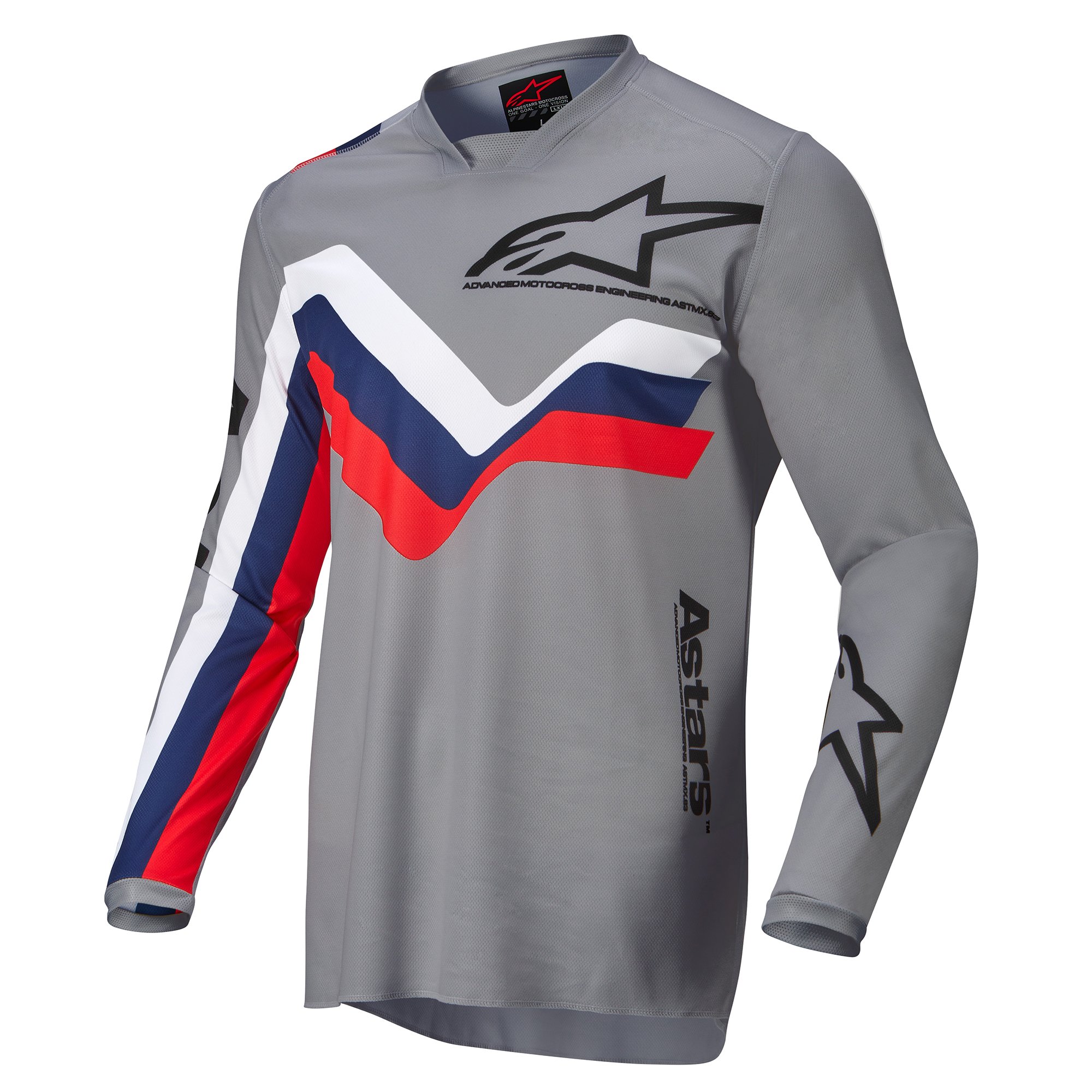 Alpinestars Racer Braap Jersey Mid Gray Size S