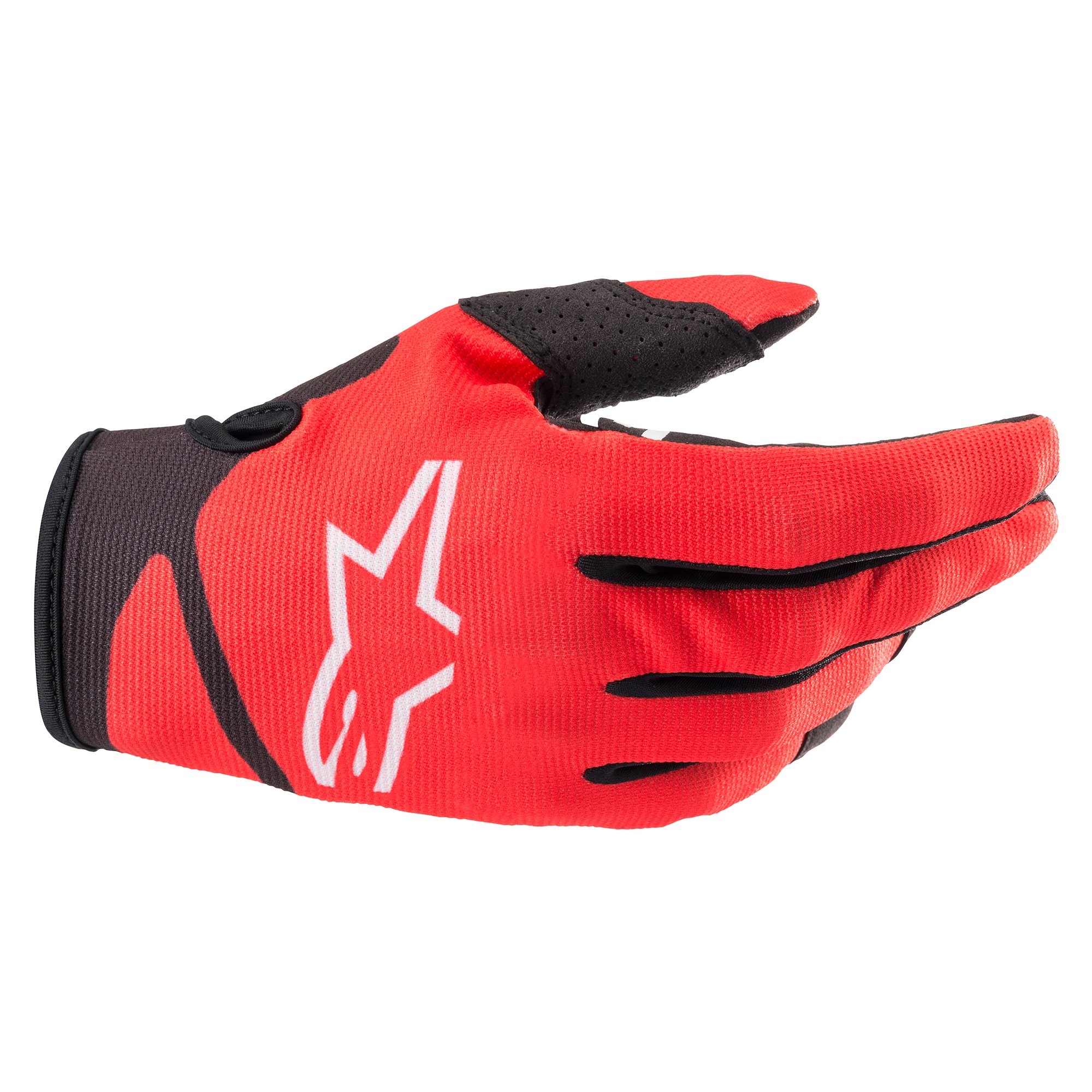 Alpinestars Radar Bright Red Black Motorcycle Gloves S