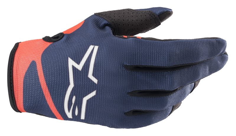 Alpinestars Radar Gloves Dark Blue Red Fluo S