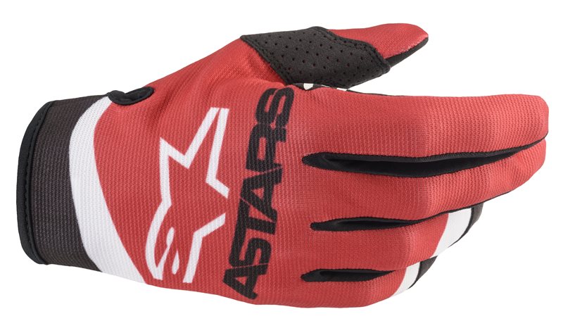 Alpinestars Radar Gloves Red Matt Blue Neon S