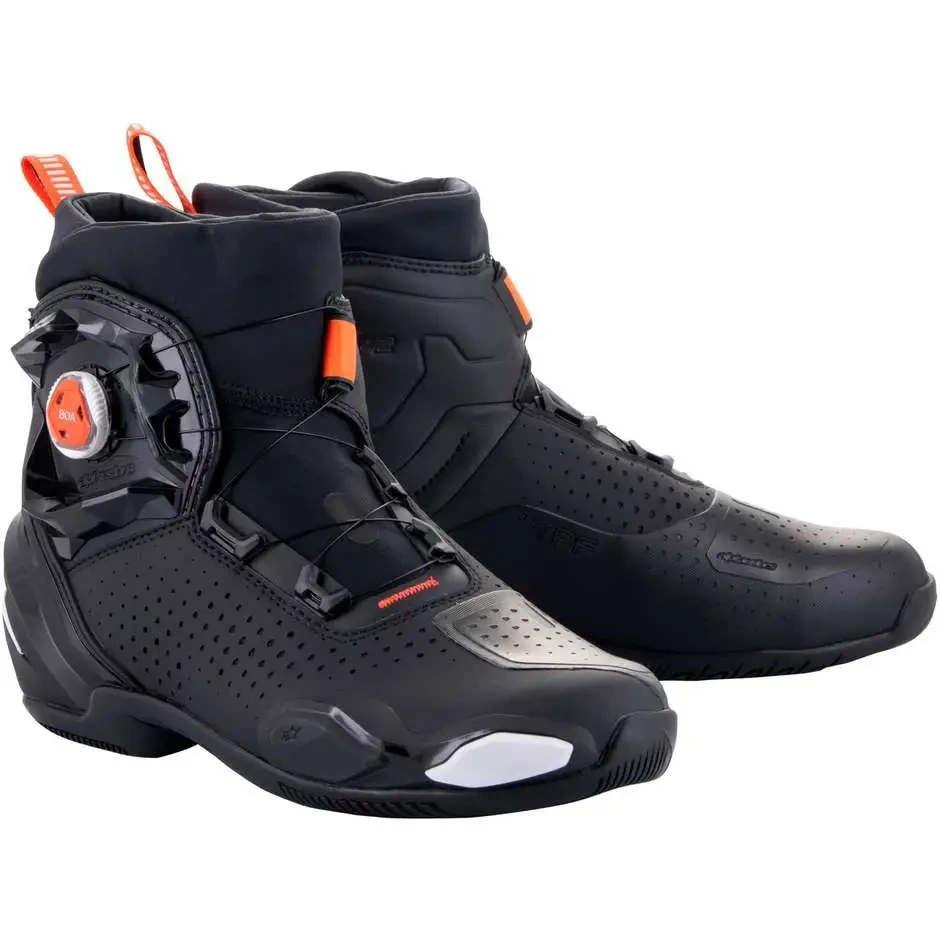Photos - Motorcycle Boots Alpinestars Sp-2 Shoes Black White Red Fluo Size 36 