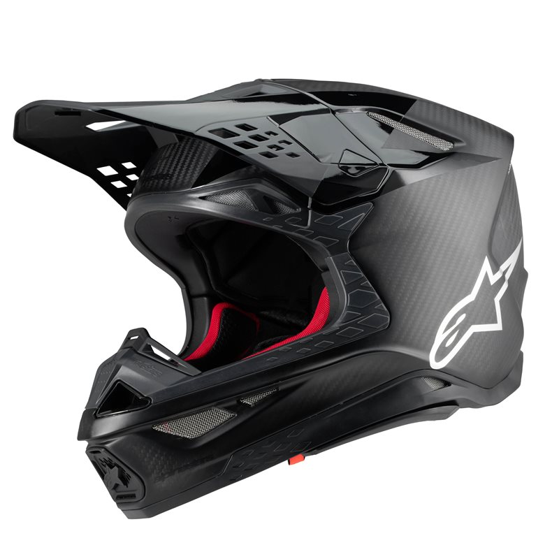 Alpinestars Supertech S-M10 Fame Helm ECE 22.06 Schwarz Carbon M&G Größe L