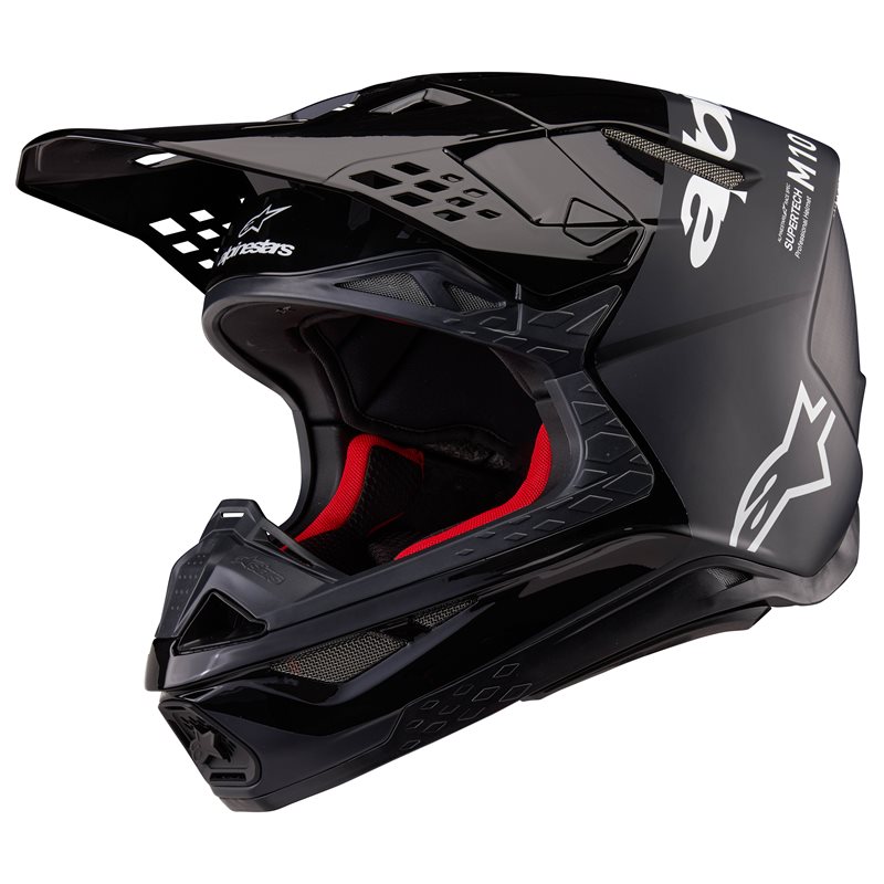 Alpinestars Supertech S-M10 Flood Helm ECE 22.06 Schwarz Dunkelgrau M&G Größe L