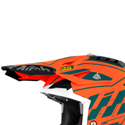 Airoh Aviator 3 Peak Rampage orange gloss Size