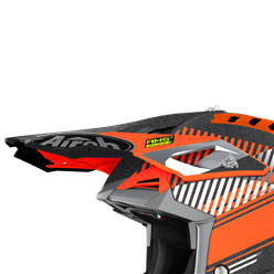 Image of Airoh Aviator 3 Peak Wave orange chrome