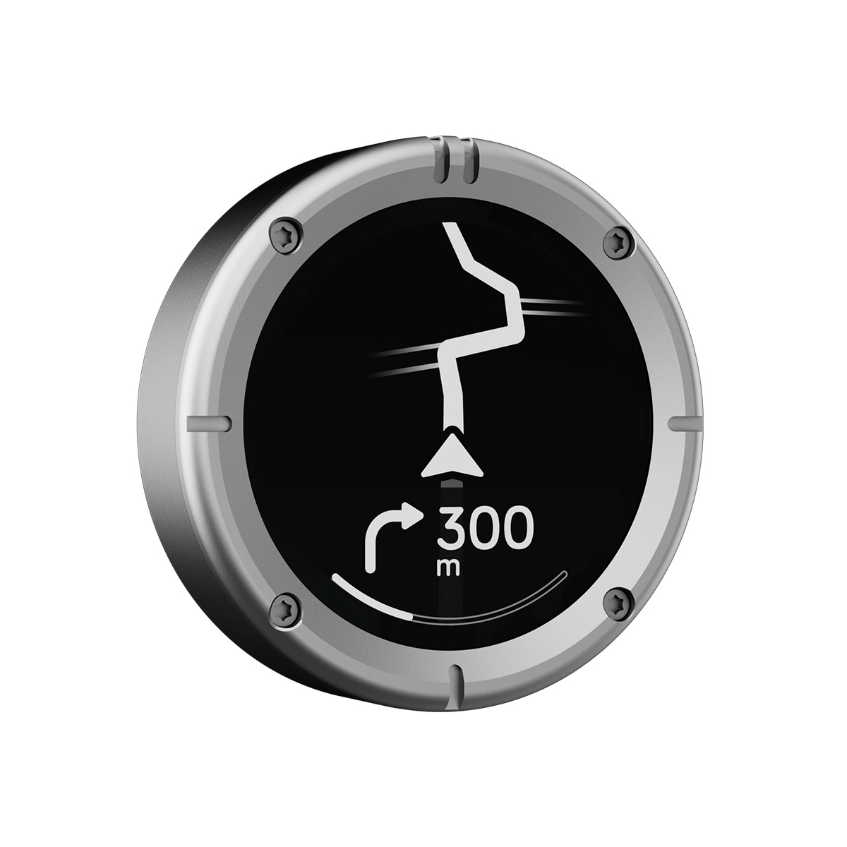 Beeline Moto II Silver - Metal Navigation System Größe