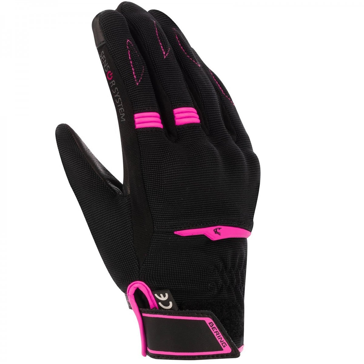 Bering Lady Fletcher Evo Schwarz Fuchsia Handschuhe Größe T8