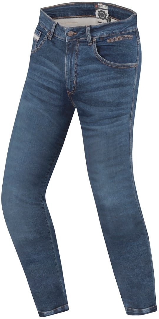 Bogotto Atherorock Dunkelblau Motorrad Jeans Größe W30/L32
