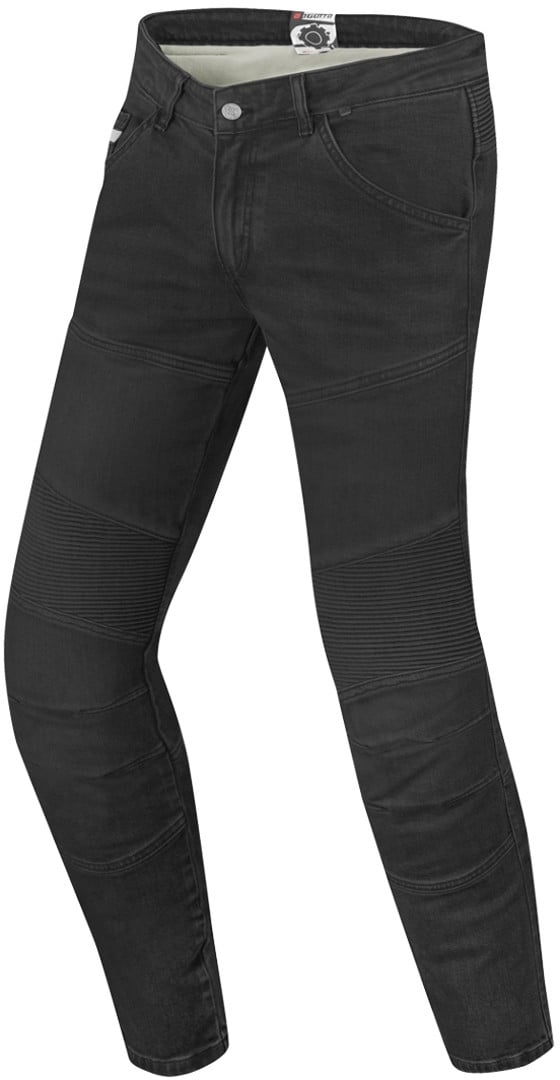 Bogotto Streton Motorrad Jeans Schwarz Größe W38/L32