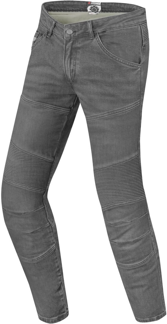 Bogotto Streton Motorrad Jeans Grau Größe W36/L28