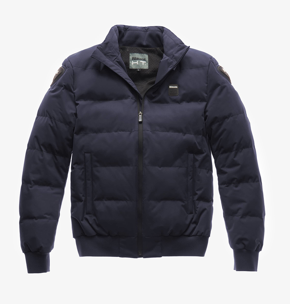 Blauer College Solid Blau Jacke Größe S