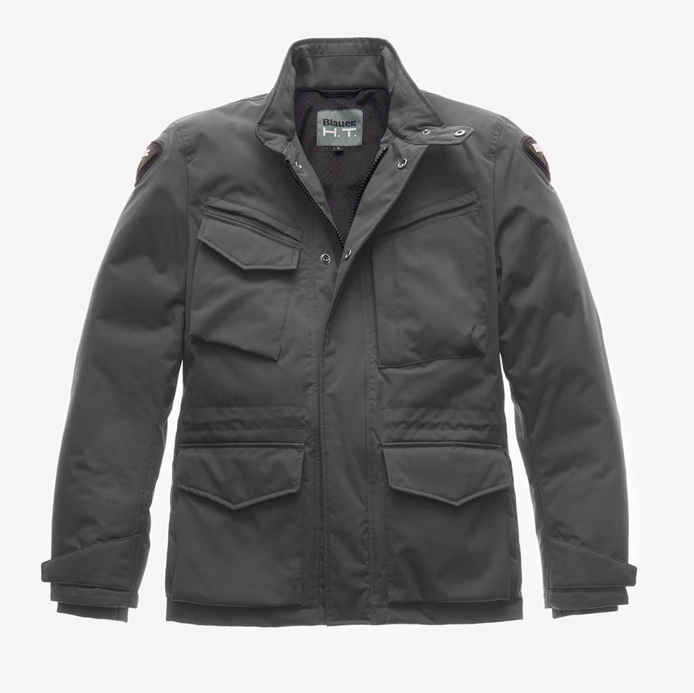 Blauer Ethan Winter Solid Antracite Jacke Größe S