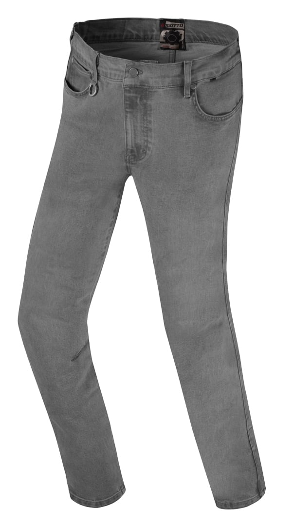 Bogotto Jokisu Hellgrau Motorrad Jeans Größe W28/L32