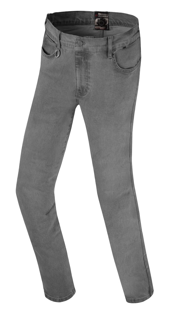 Bogotto Jokisu Damen Hellgrau Motorrad Jeans Größe W27/L30