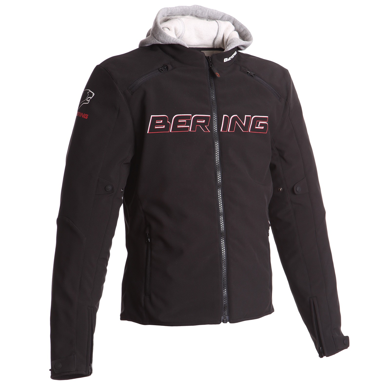 Bering Jaap Evo Veste De Moto Tex Noir Rouge S