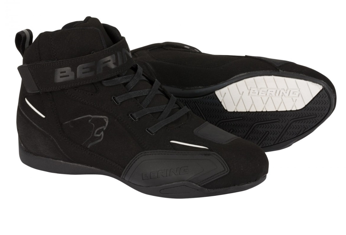 Bering Corwell Chaussures Moto Noir Blanc 40