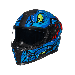 Nexx Sx.100R Abisal Blue Neon Full Face Helmet