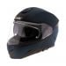 SMK Gullwing Mat Yamaha Blue Modular Helmet