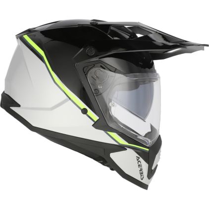 Acerbis Assault Graphic Matt Black Yellow Adventure Full Face Helmet -  Chromeburner