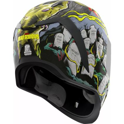 セキュリティ・セーフティ icon AIRFORM DEAD SERIOUS Icon Airform Dead Serious Helmet Multicolored - Chromeburner