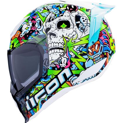 Icon Ultraflite Doodle 3 Helmet - Chromeburner