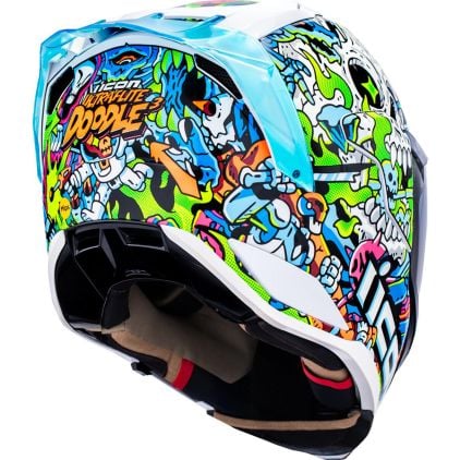Icon Ultraflite Doodle 3 Helmet - Chromeburner