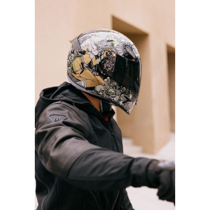 aztec motorcycle helmet DSG GMAX GM54 Modular Black fit system Aztec Warrior Aztec Motorcycle Helmet