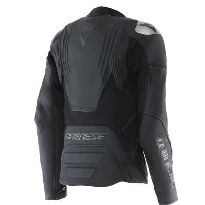 Dainese Racing 5 Ladies Black Leather Motorcycle Jacket - Chromeburner