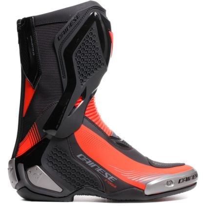 Dainese Torque 4 Black Red Fluo Motorcycle Boots - Chromeburner