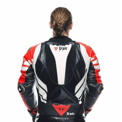 Dainese Mugello 3 D-Air Perforated Black Fluo Red White 1PC