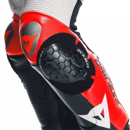 Dainese Mugello 3 D-Air Perforated Black Fluo Red White 1PC