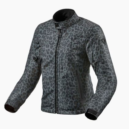 REV'IT! Jacket Shade H2O Ladies Leopard Dark Grey