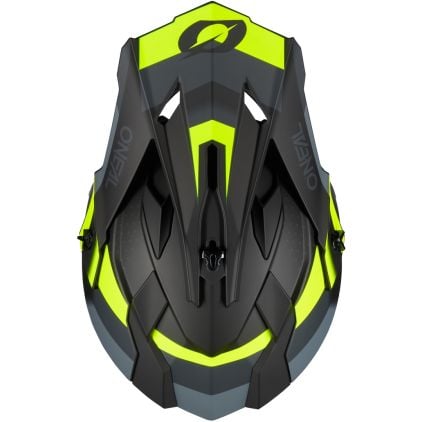 O'NEAL 2Series Spyde V23 Black Grey Yellow Motocross Helmet