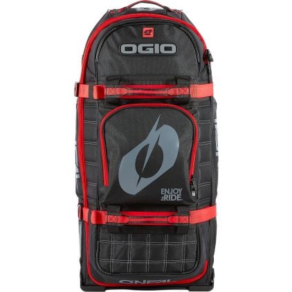 O'NEAL x Ogio 9800 Black Red Trolley Gear Bag - Chromeburner