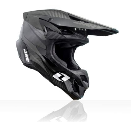 One Industries X-197 Black Onyx Carbon Motocross Helmet - Chromeburner