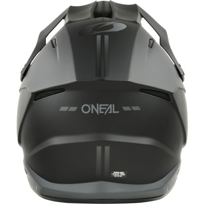 O'NEAL 1SRS Solid Matt Black Motocross Helmet - Chromeburner