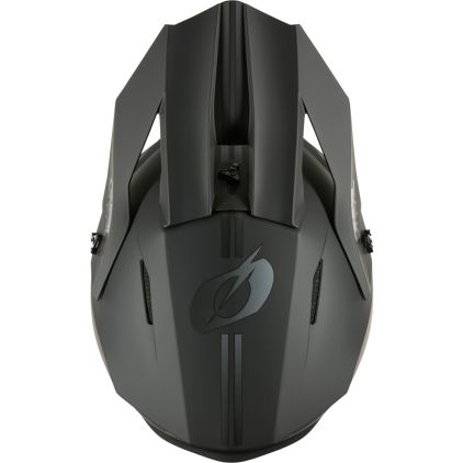 O'NEAL 1SRS Solid Matt Black Motocross Helmet - Chromeburner