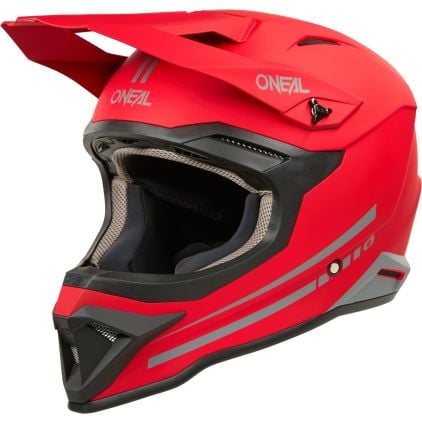 O'NEAL 1SRS Solid Matt Red Motocross Helmet
