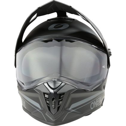 O'NEAL A-SRS Solid Matt Black Adventure Full Face Helmet - Chromeburner