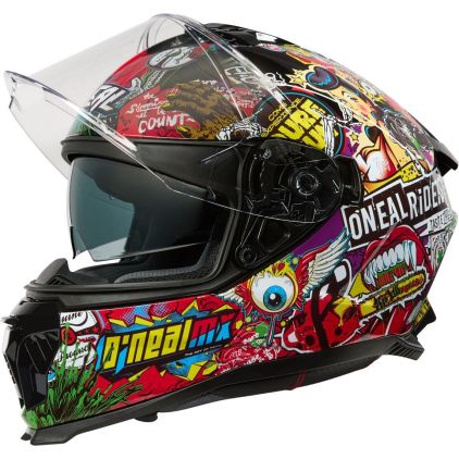 O'NEAL 迷彩柄 フルフェイスヘルメット Mサイズ 57-58cm O'NEAL Challenger Crank V.25 Full Face Helmet - Chromeburner