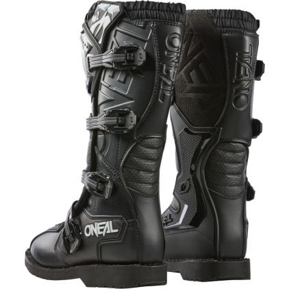 O'NEAL Rider Pro 2 Black Motocross Boots - Chromeburner