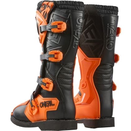O'NEAL Rider Pro 2 Black Orange Motocross Boots - Chromeburner